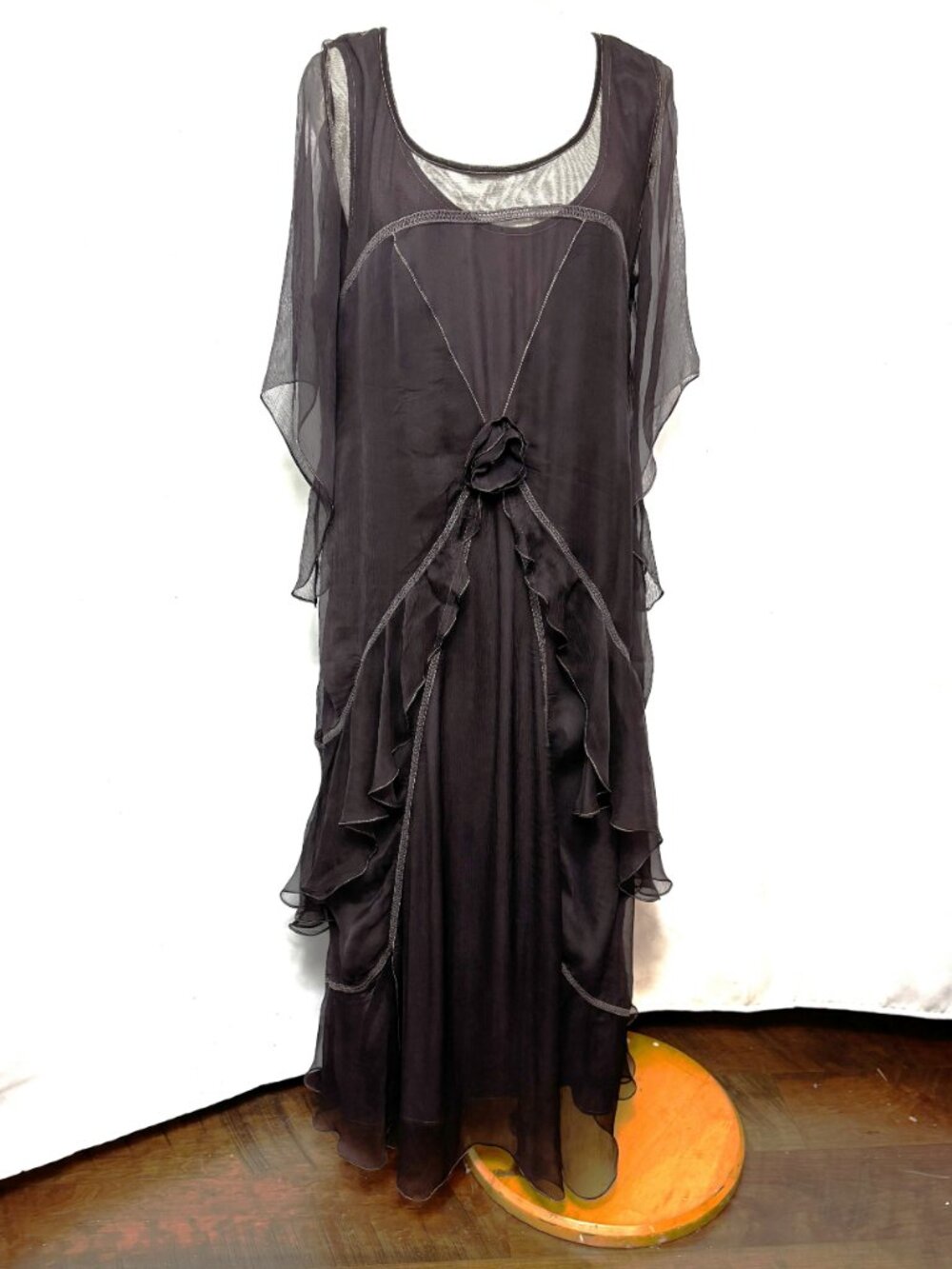 VTG Nataya Bridgerton Daisy Buchanan Style Edwardian Romantic Dress Sz XL